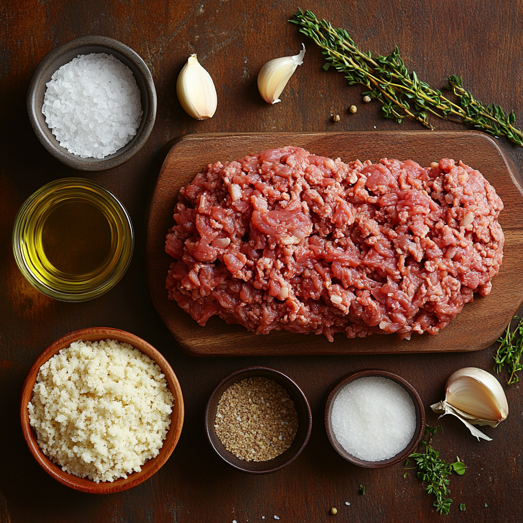 Salisbury Steak ingredients