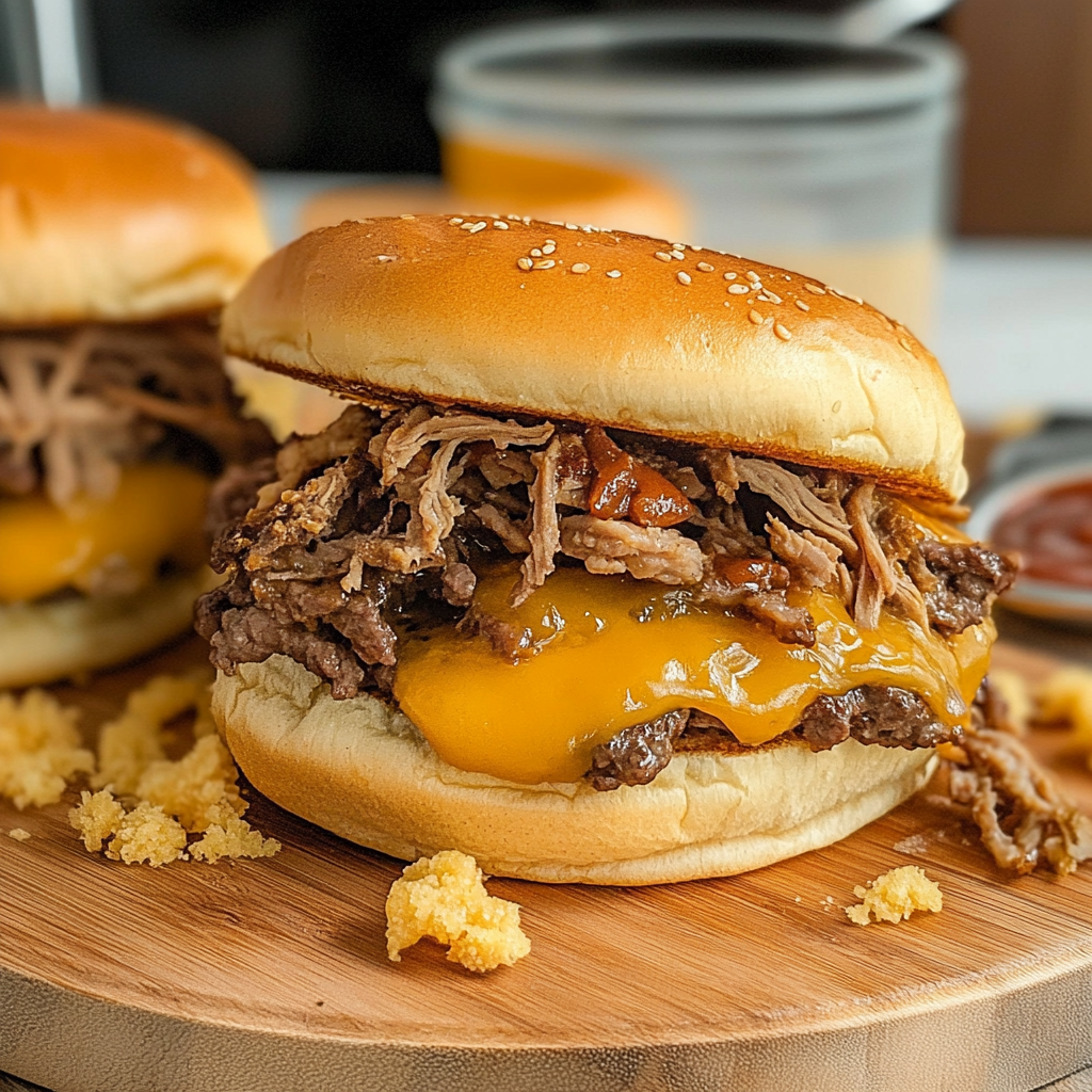 Slow Cooker Cowboy Sandwiches