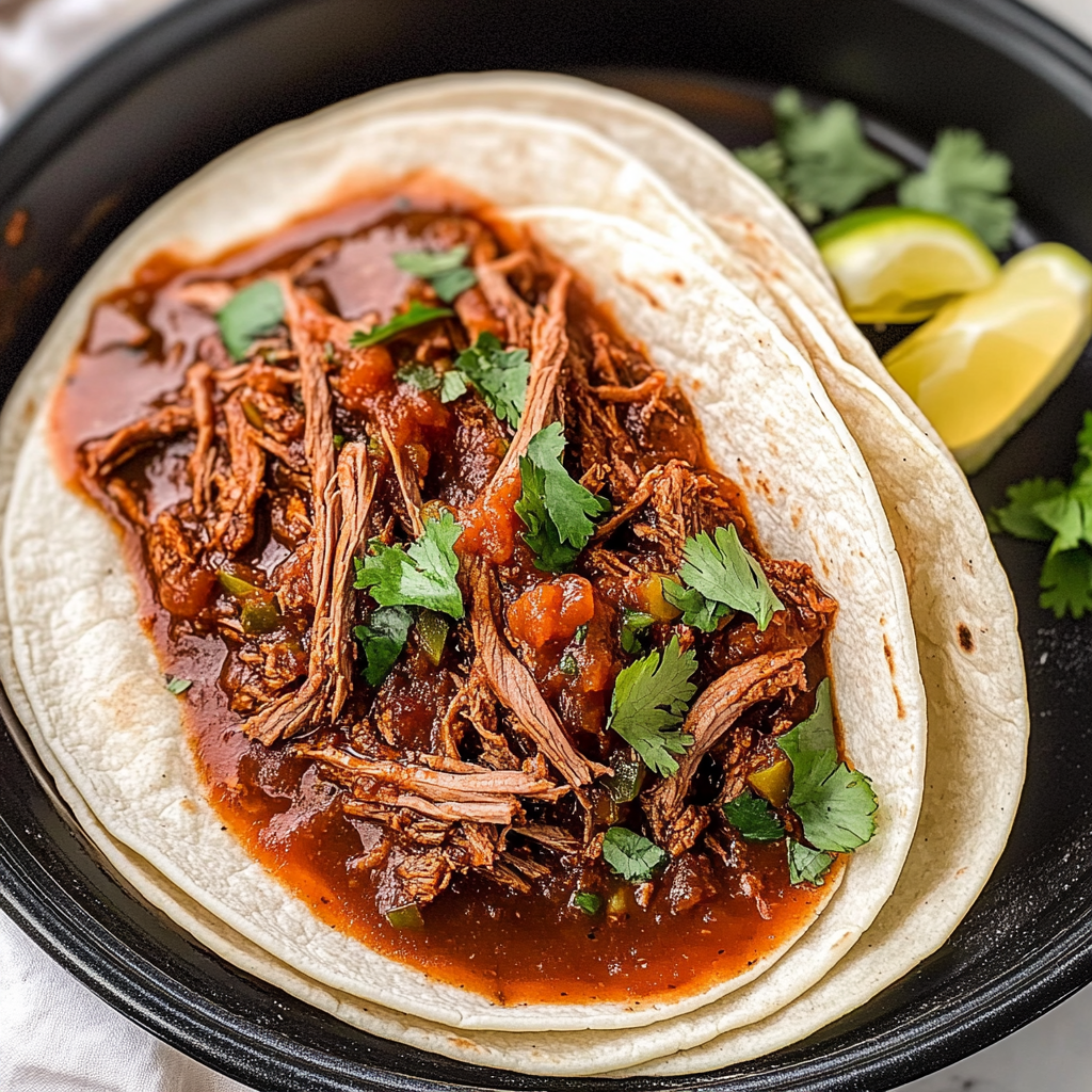 Slow Cooker Salsa Beef