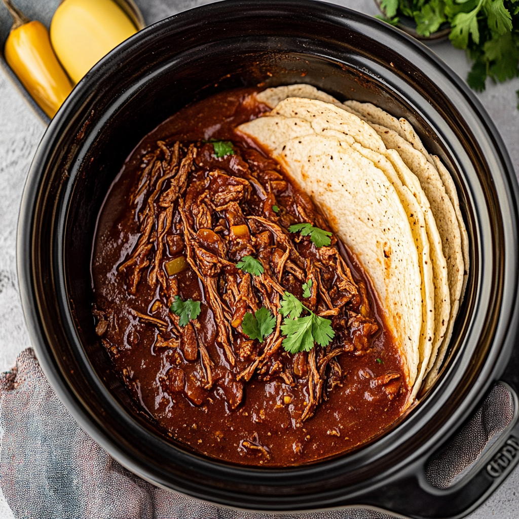 Slow Cooker Salsa Beef