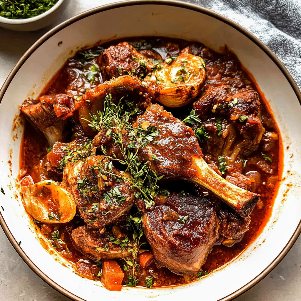 Slowly Braised Beef Osso Buco