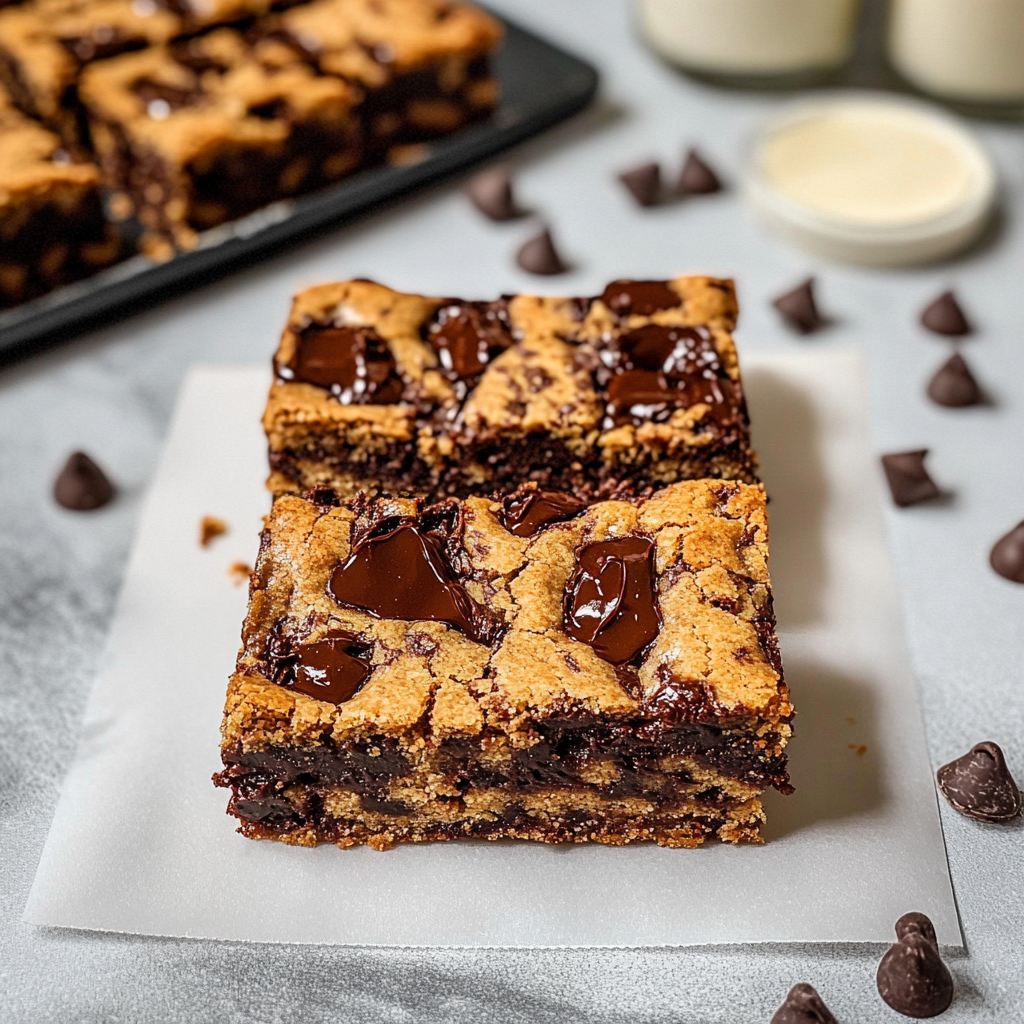 Small Batch Chocolate Chunk Cookie Bars