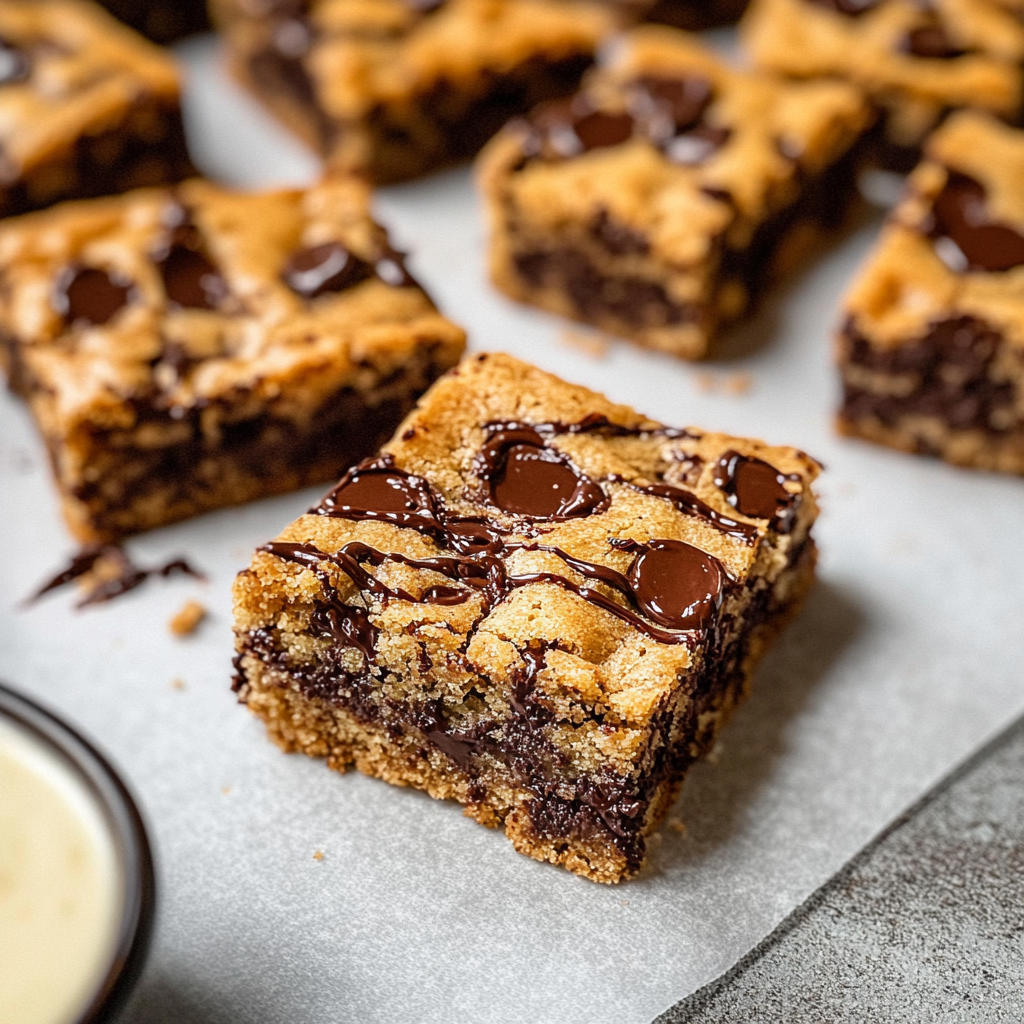 Small Batch Chocolate Chunk Cookie Bars