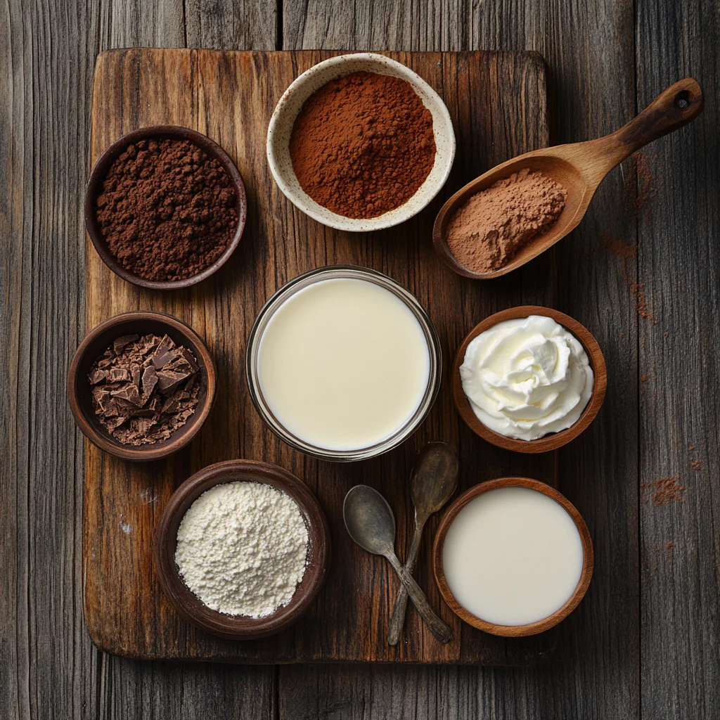 Viral NYC Hot Chocolate ingredients