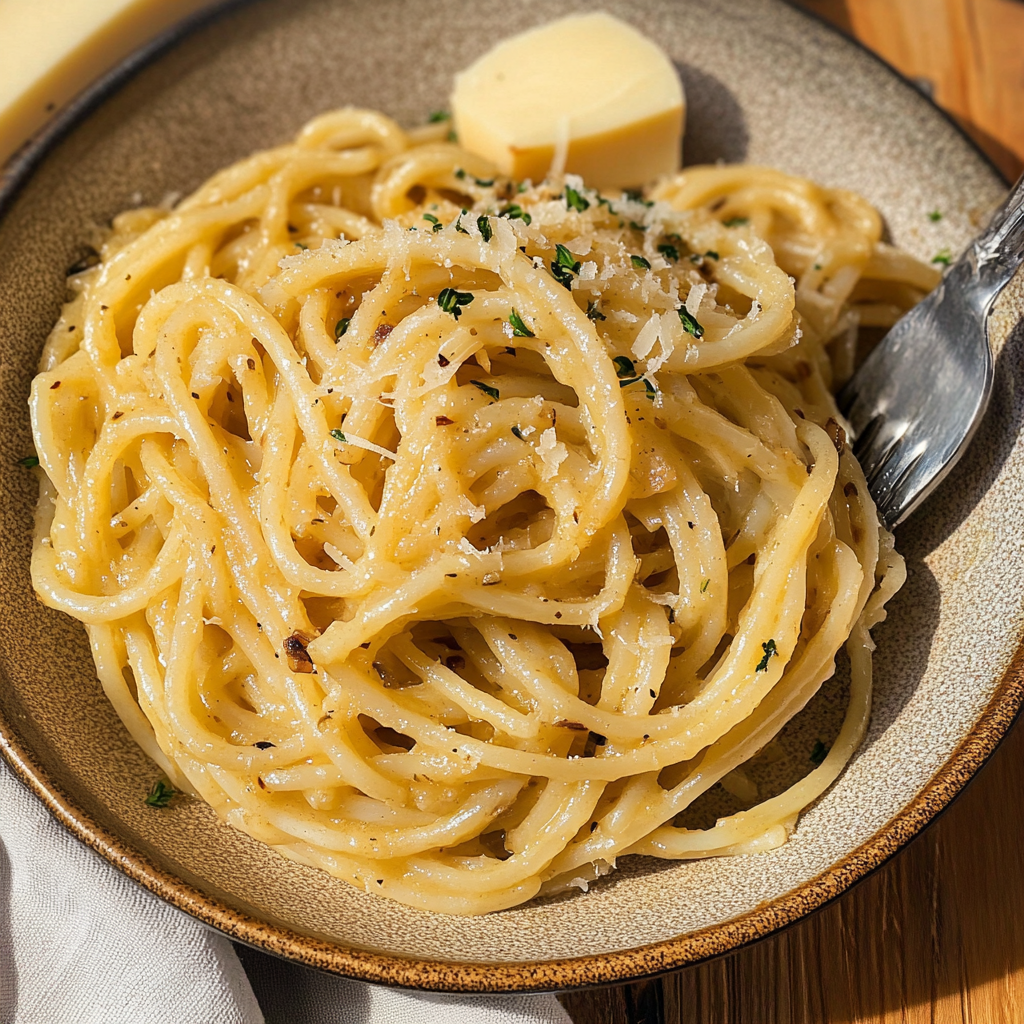 caramelized onion pasta