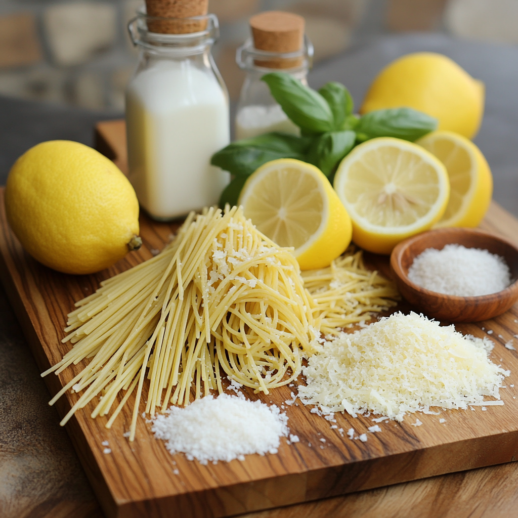lemon cream sauce ingredients