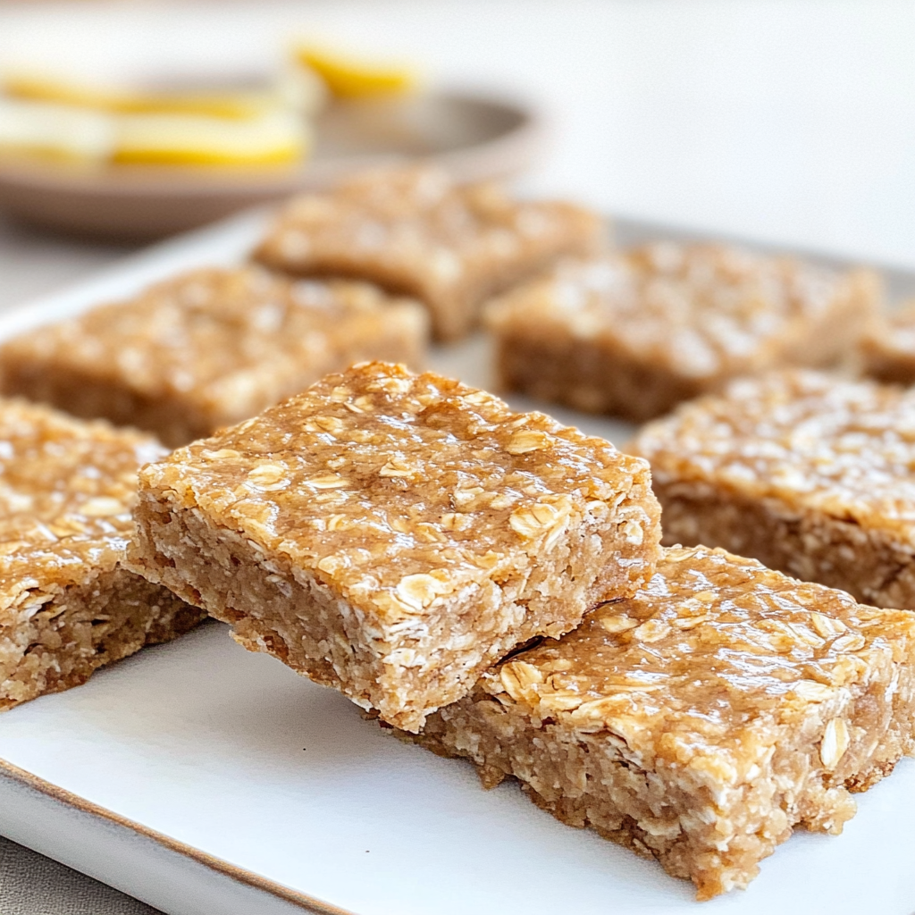 3 Ingredient Healthier Coconut Oatmeal Bars