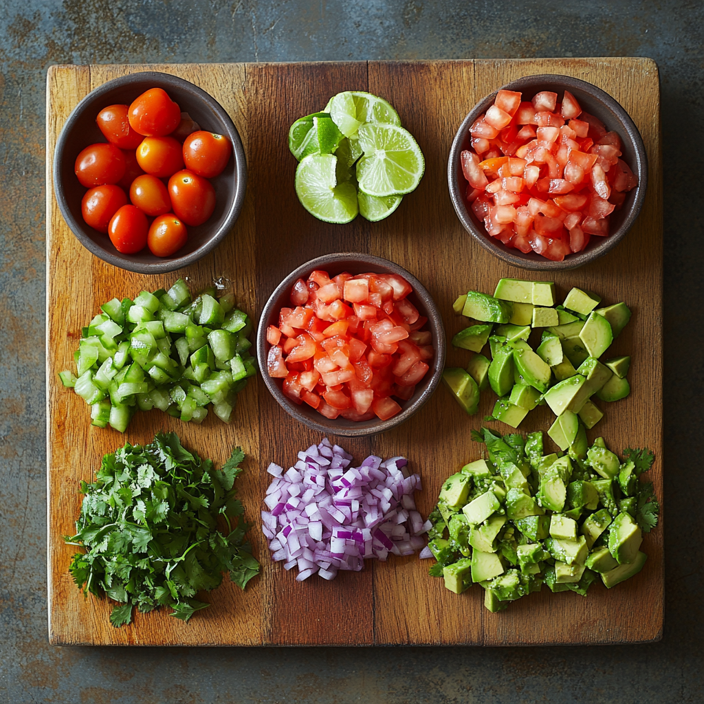 Avocado Salsa ingredients