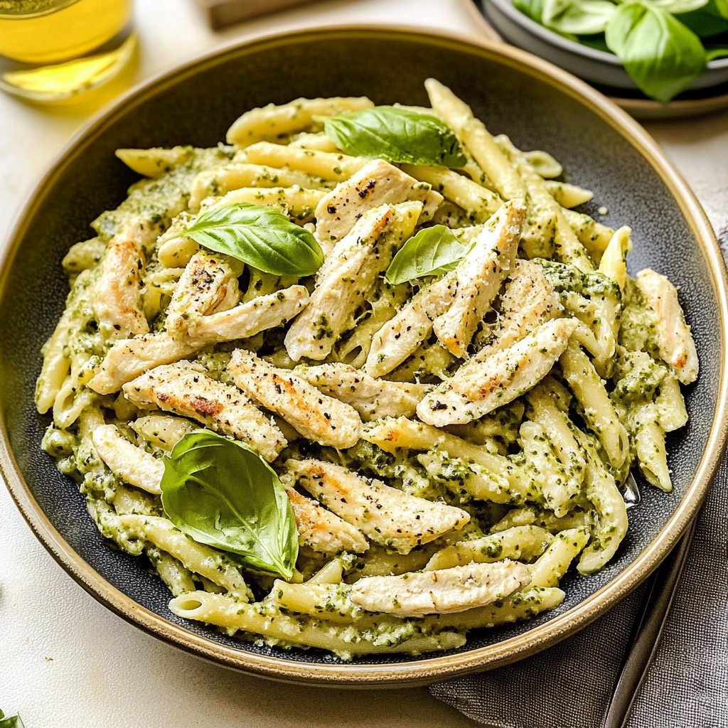 Creamy Pesto Chicken Pasta