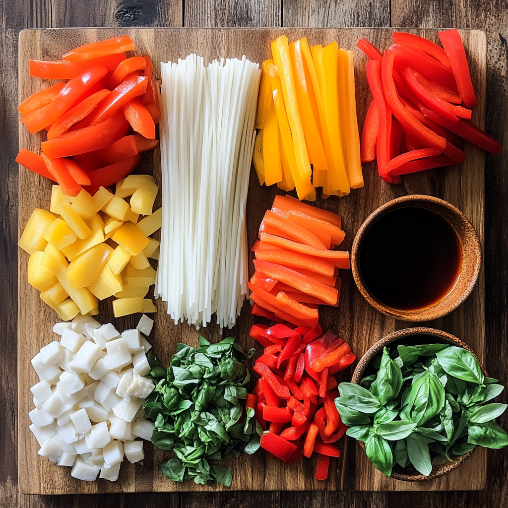 Drunken Noodles ingredients