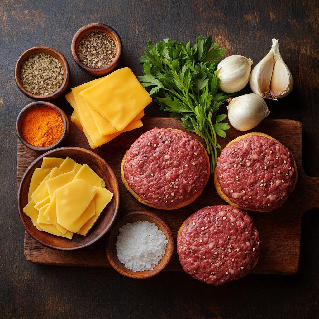 Hamburgers in the Oven ingredients