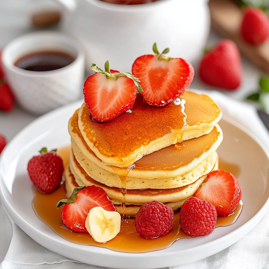 Heart-Shaped Pancakes