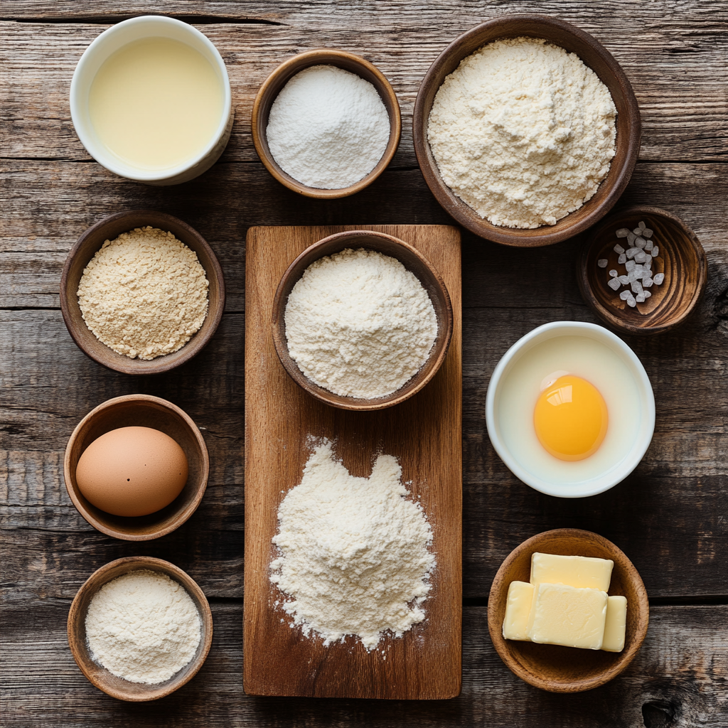 Heart-Shaped Pancakes ingredients