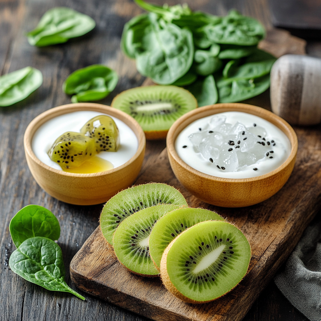 Kiwi Smoothie ingredients