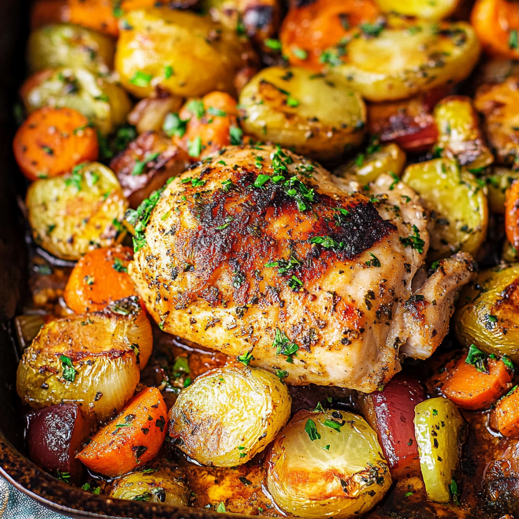 One Pan Chicken & Veggies