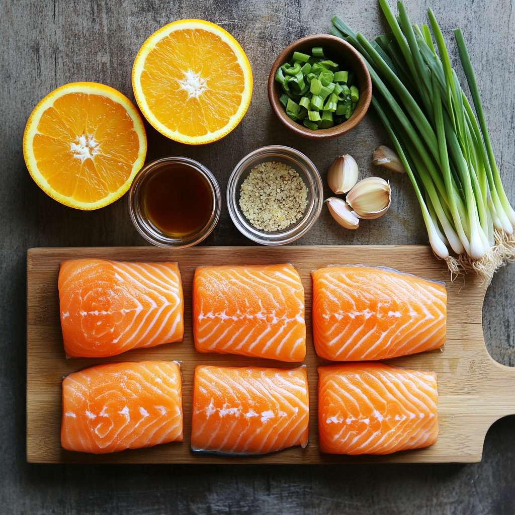 Orange Glazed Salmon ingredients