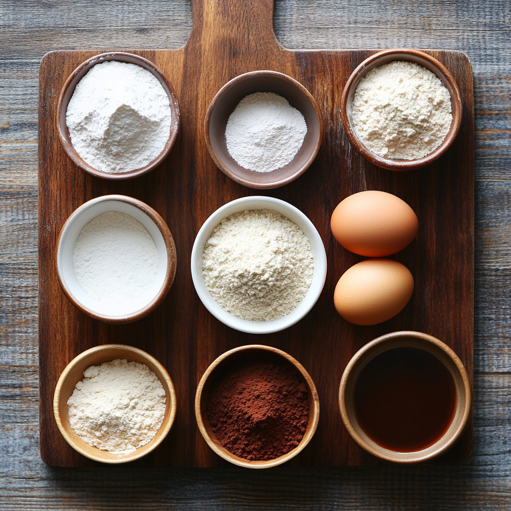 Red Velvet Pancakes ingredients