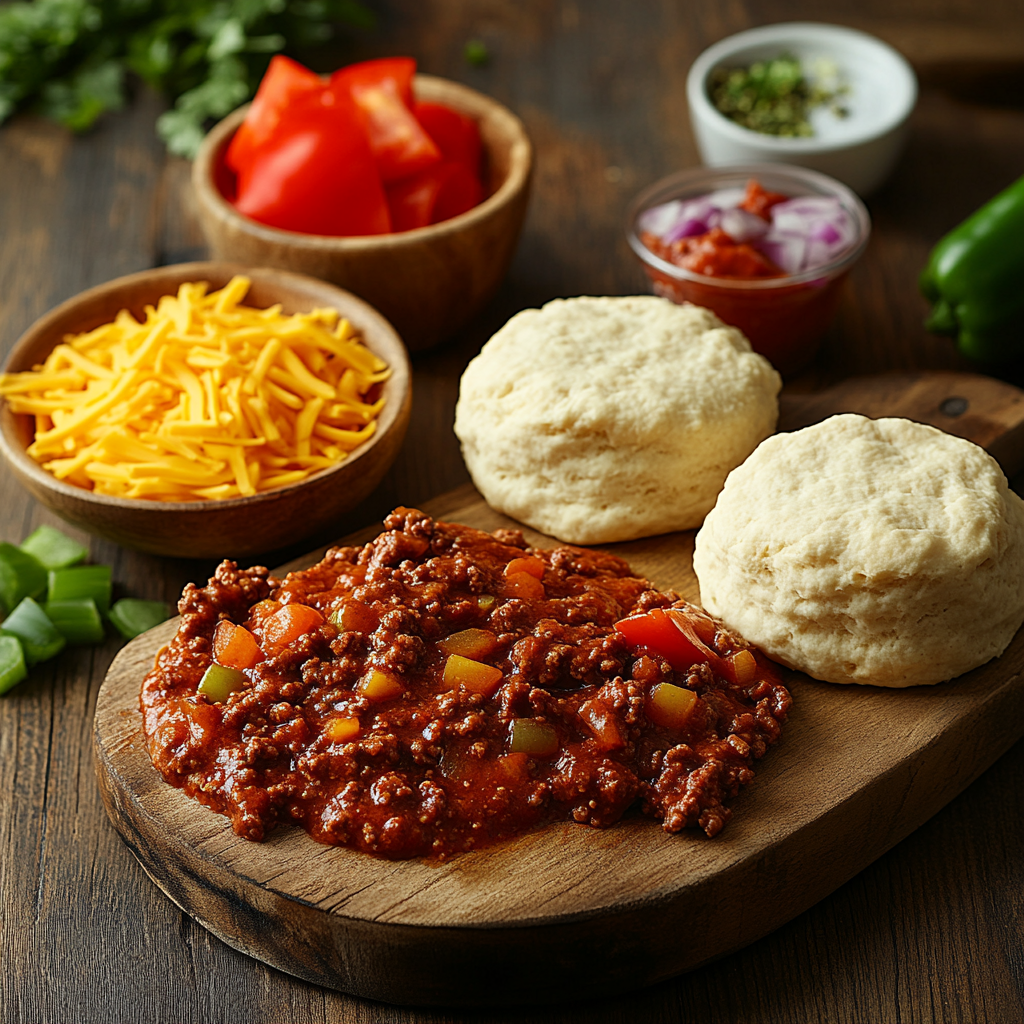 Sloppy Joe Casserole ingredients