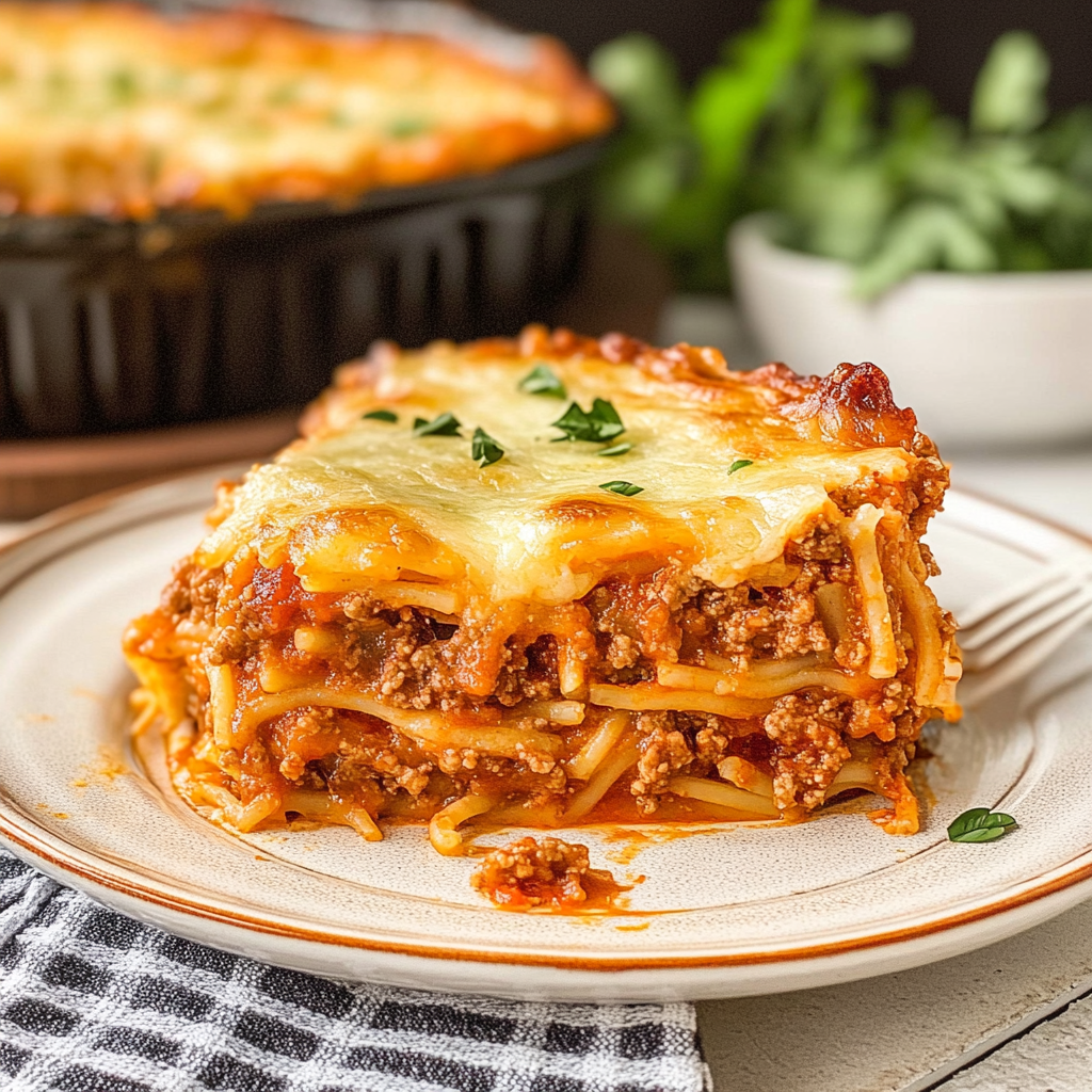 Spaghetti Pie Bake