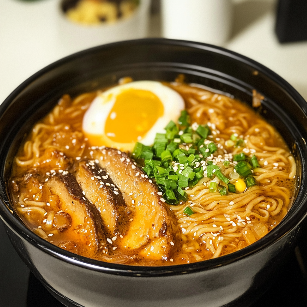 Spicy Sesame Ramen Soup