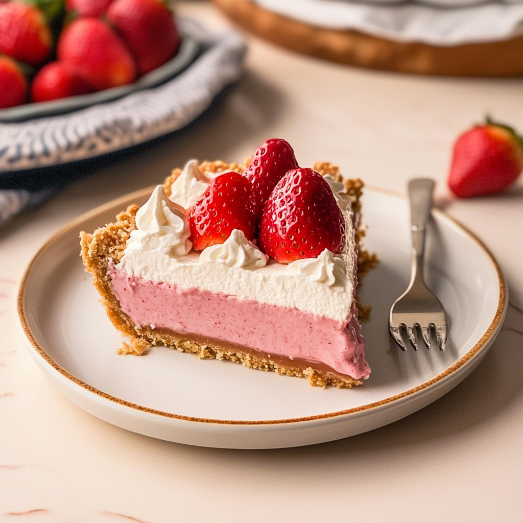 Strawberry Cream Pie