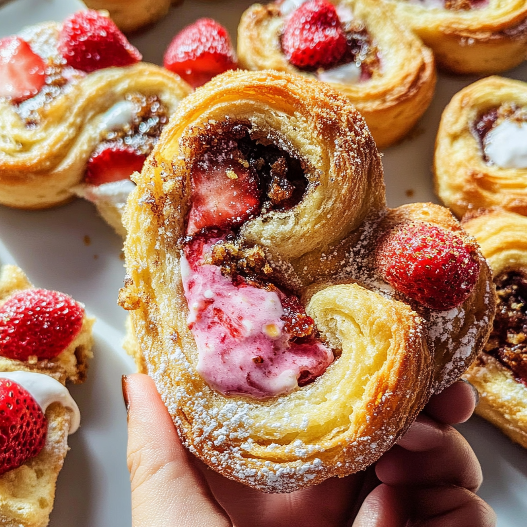 Strawberry Palmiers