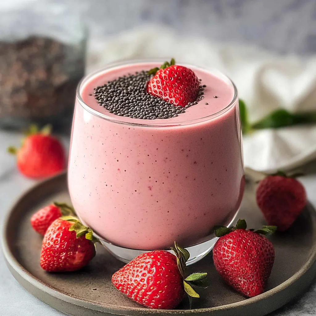 Strawberry Protein Smoothie