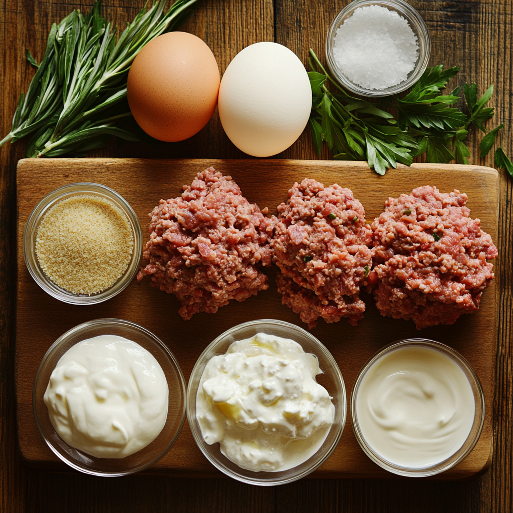 Swedish Meatballs ingredients