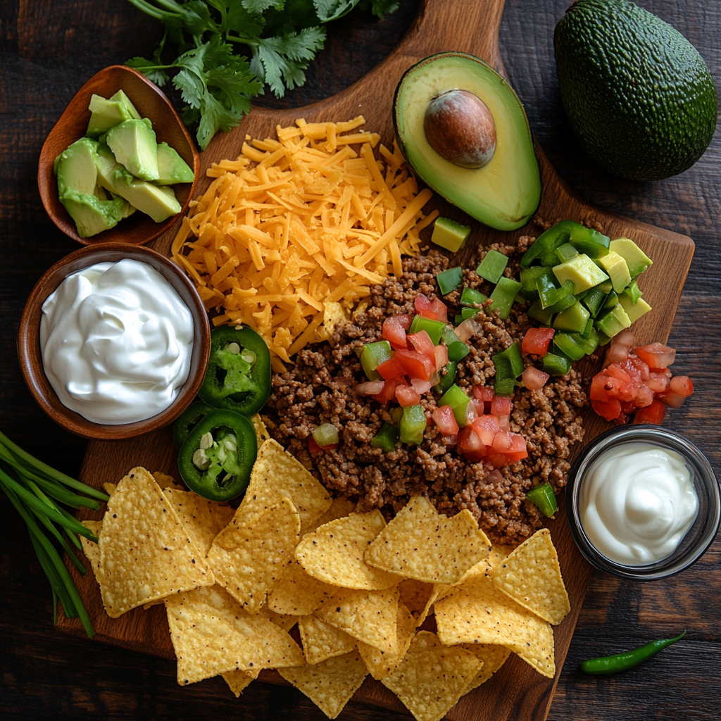 Taco Nachos ingredients