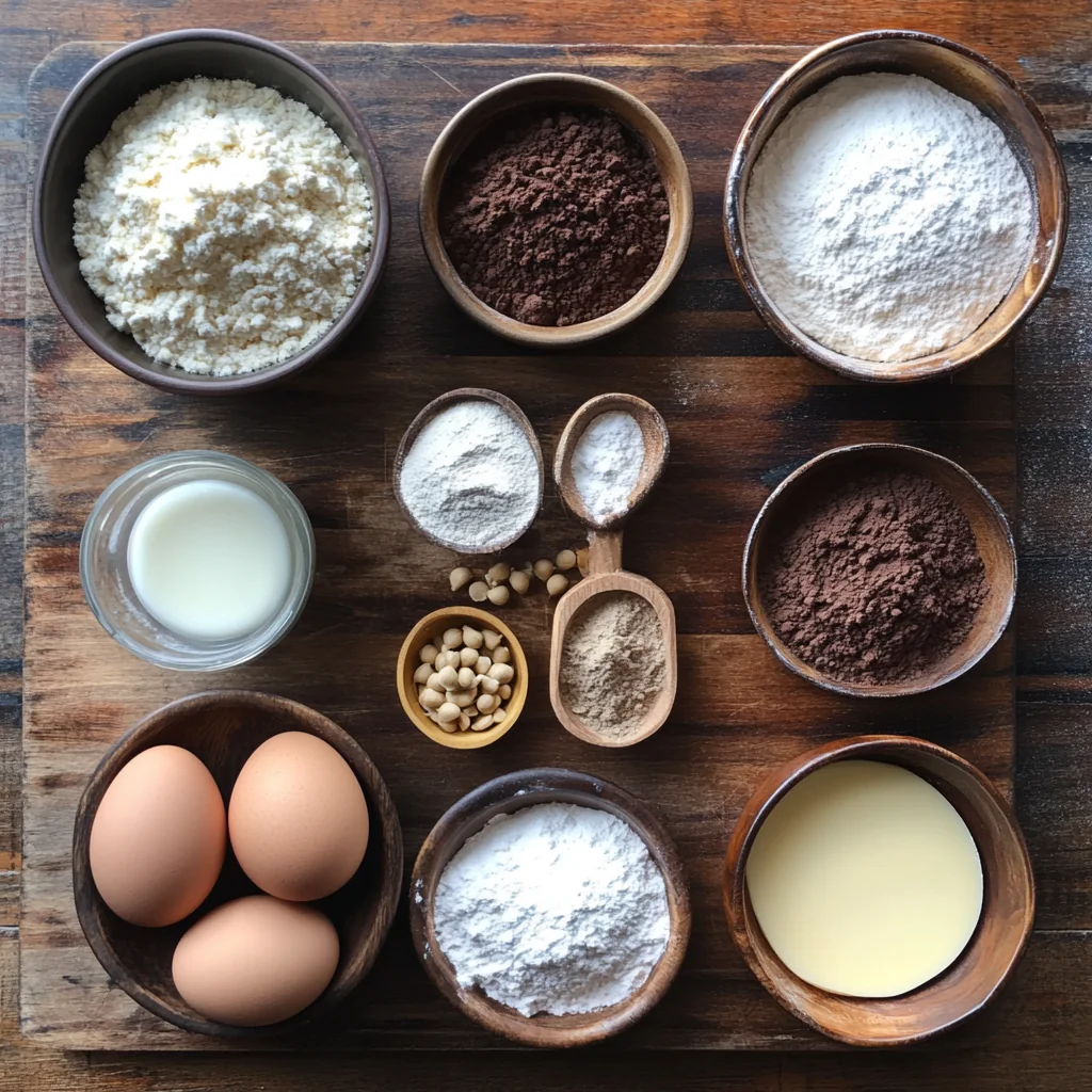 Tunnel of Love Bundt Cake ingredients