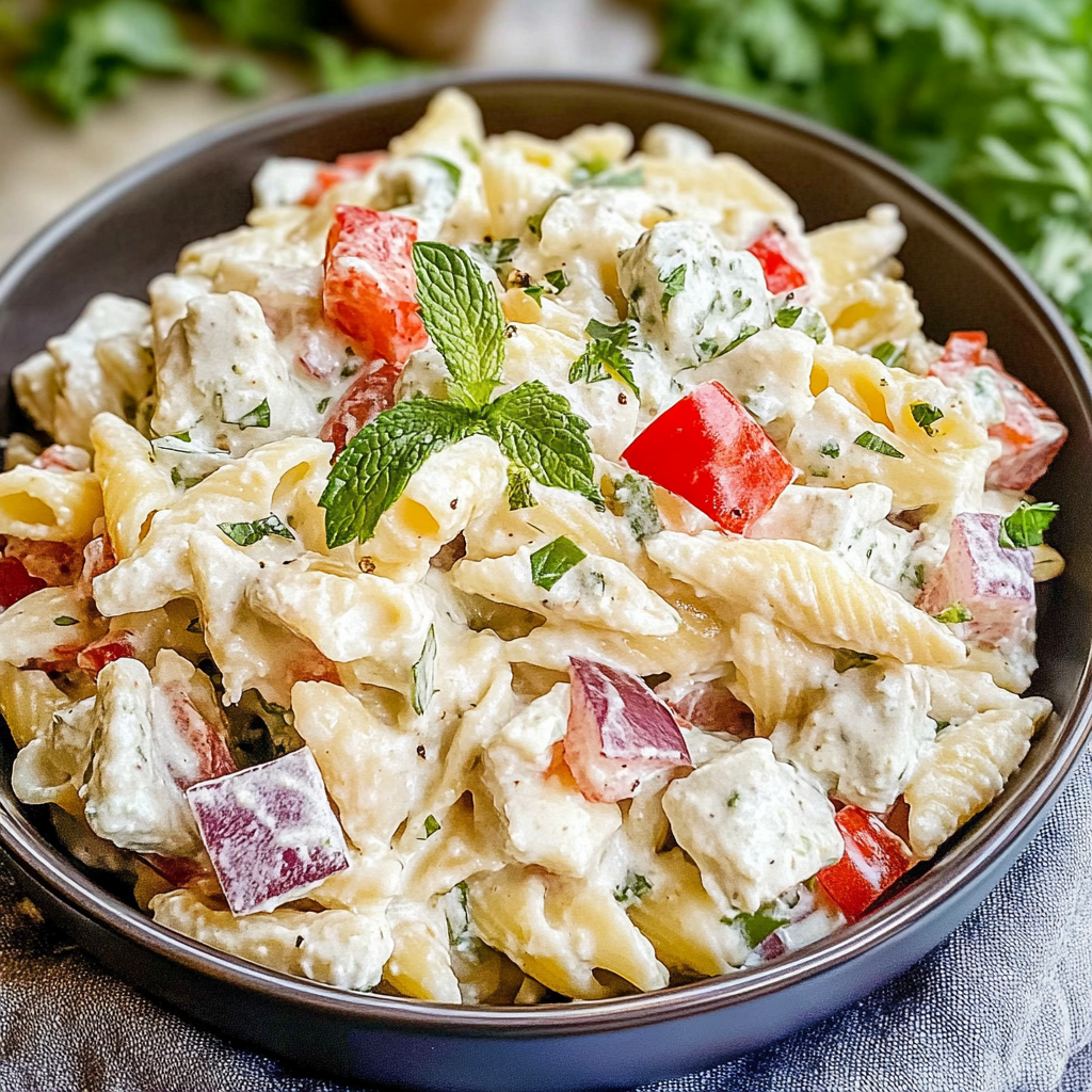 Tzatziki Pasta Salad