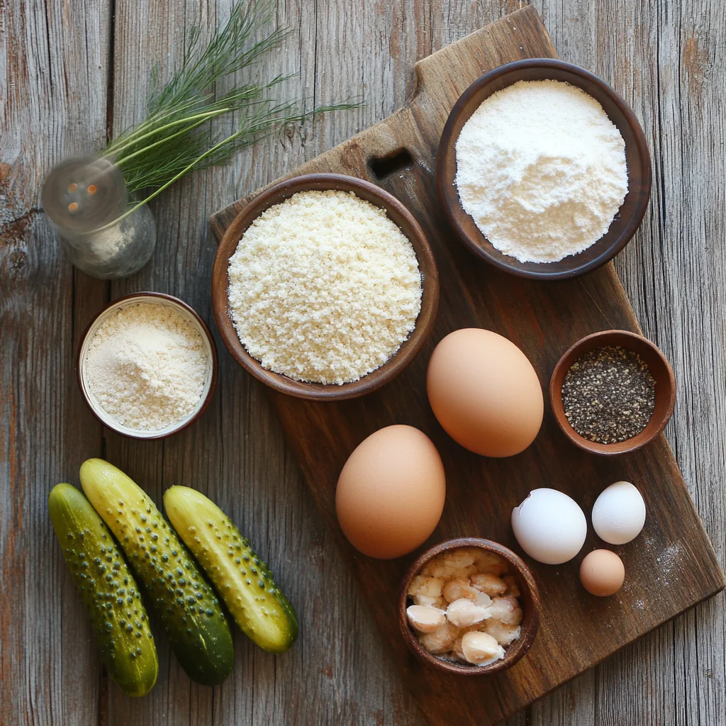 air fryer fried pickles ingredients
