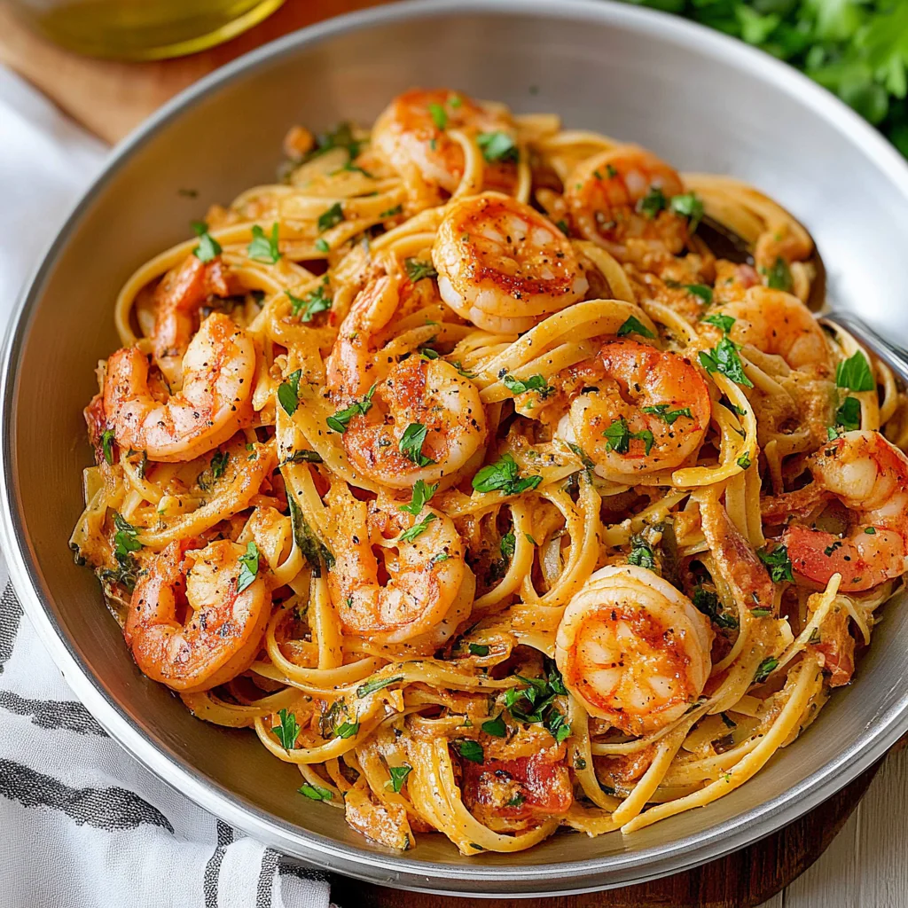 creamy cajun shrimp pasta