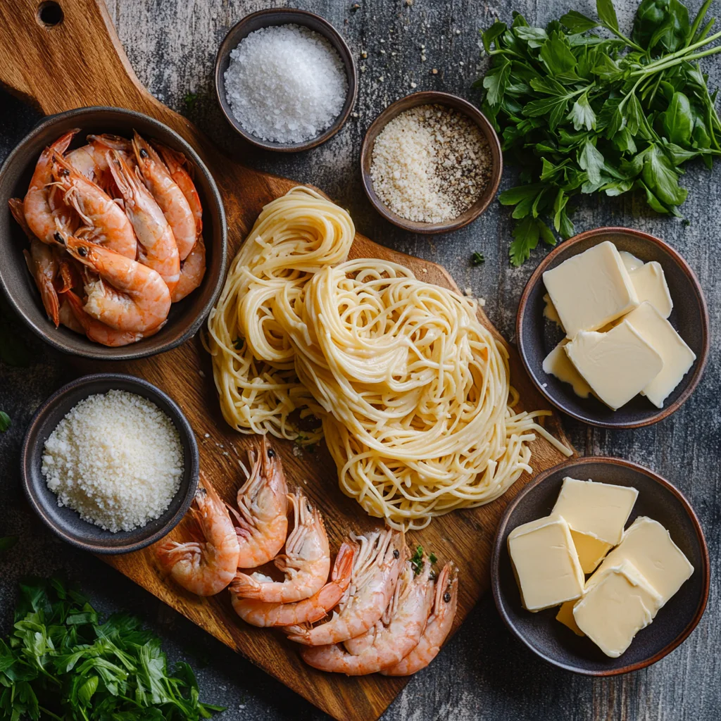 creamy cajun shrimp pasta ingredients