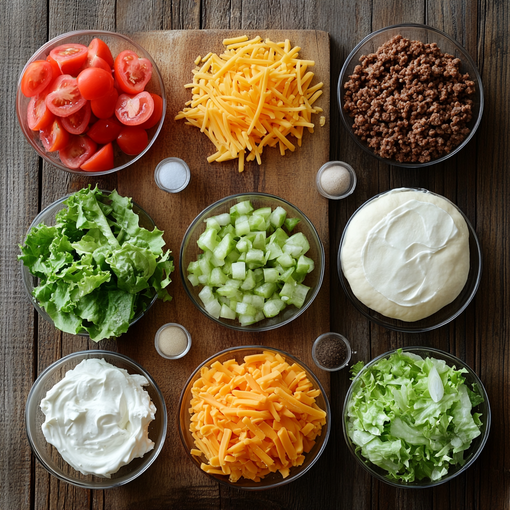 taco pizza ingredients