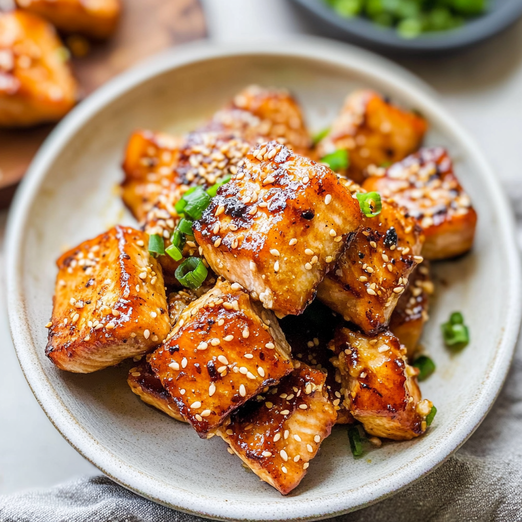 Air Fryer Salmon Bites