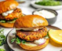 Air Fryer Salmon Burgers