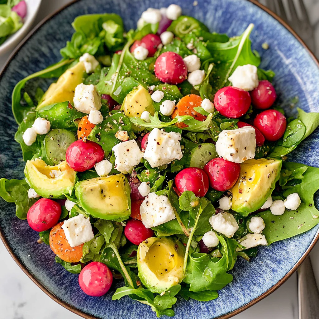 Easter Spring Salad with Goat Cheese