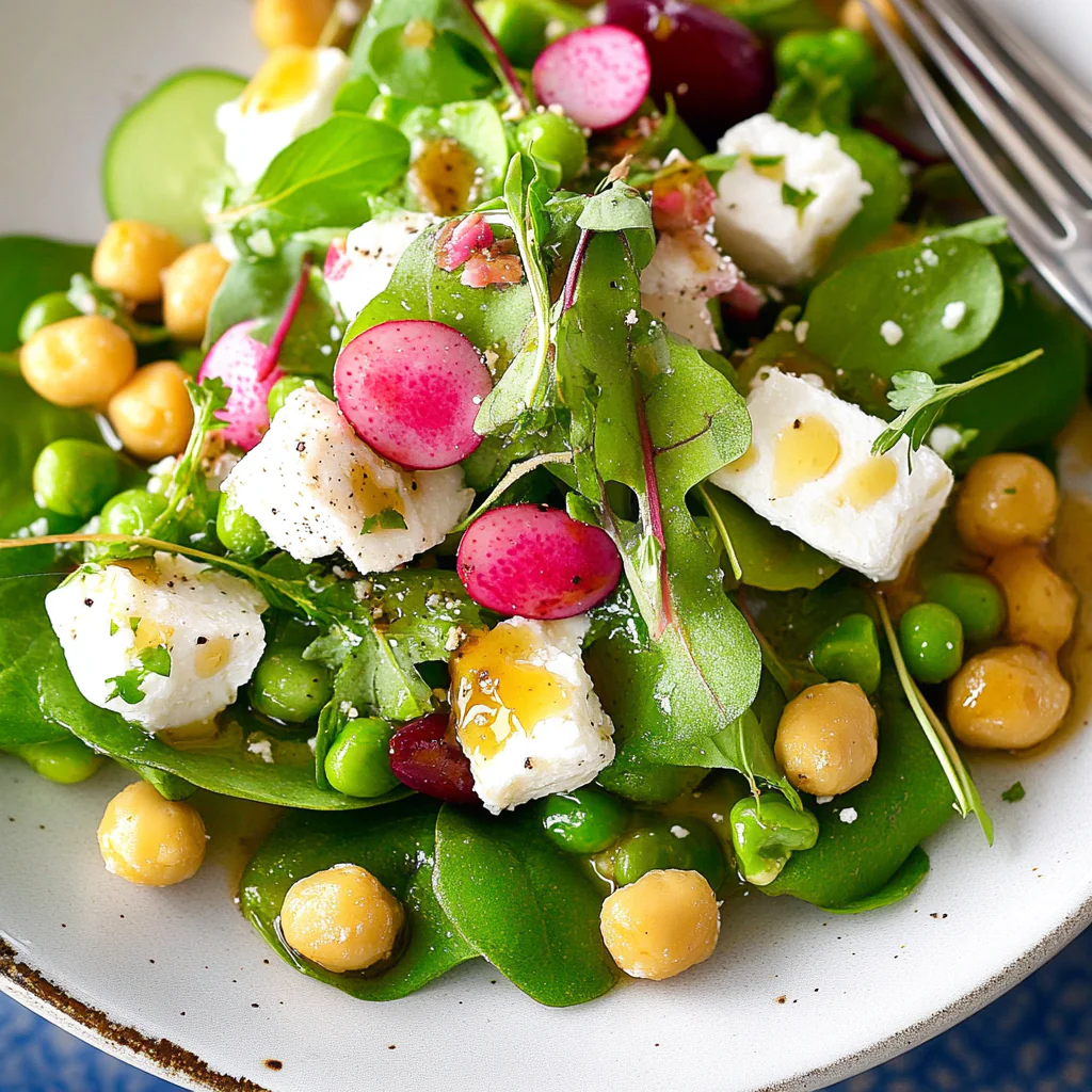 Easter Spring Salad with Goat Cheese