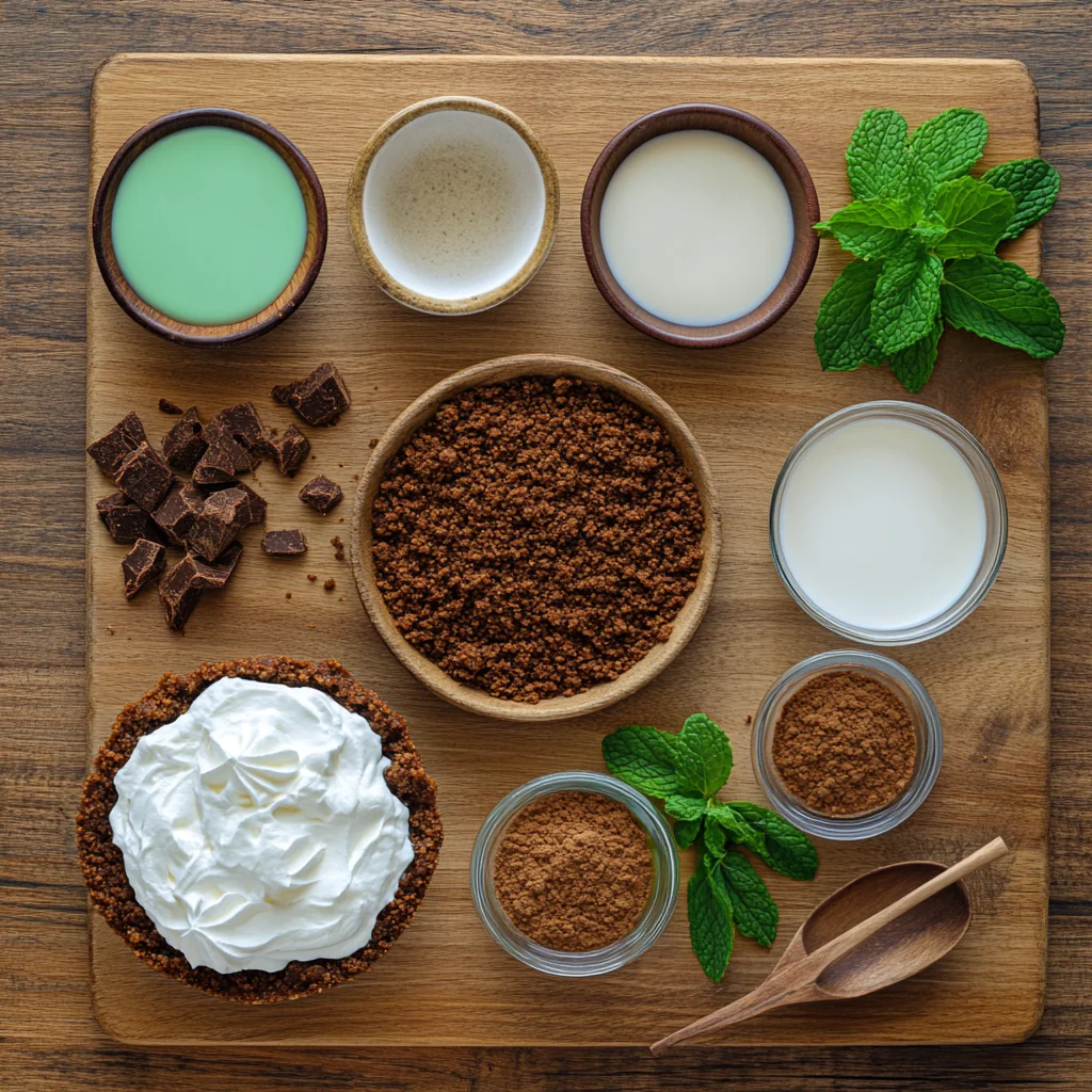 Grasshopper Pie ingredients