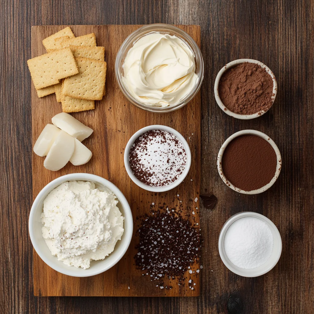 No Bake Bailey’s Cheesecake Balls ingredients