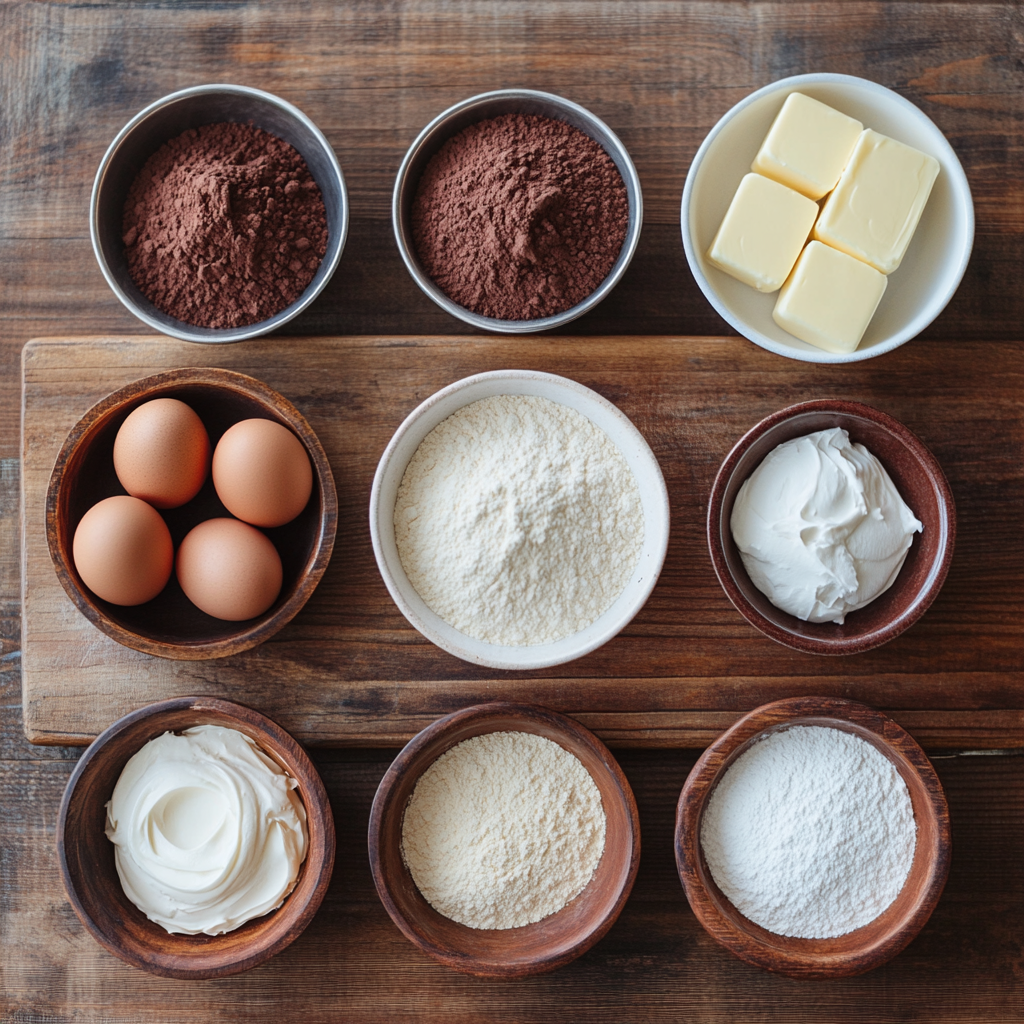 Pink Velvet Cookies ingredients