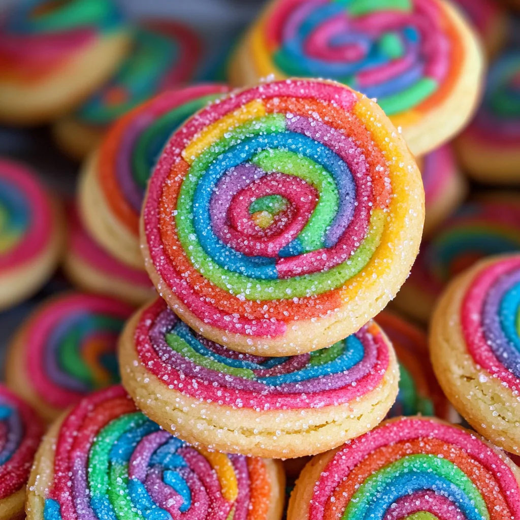 Rainbow Sugar Cookies