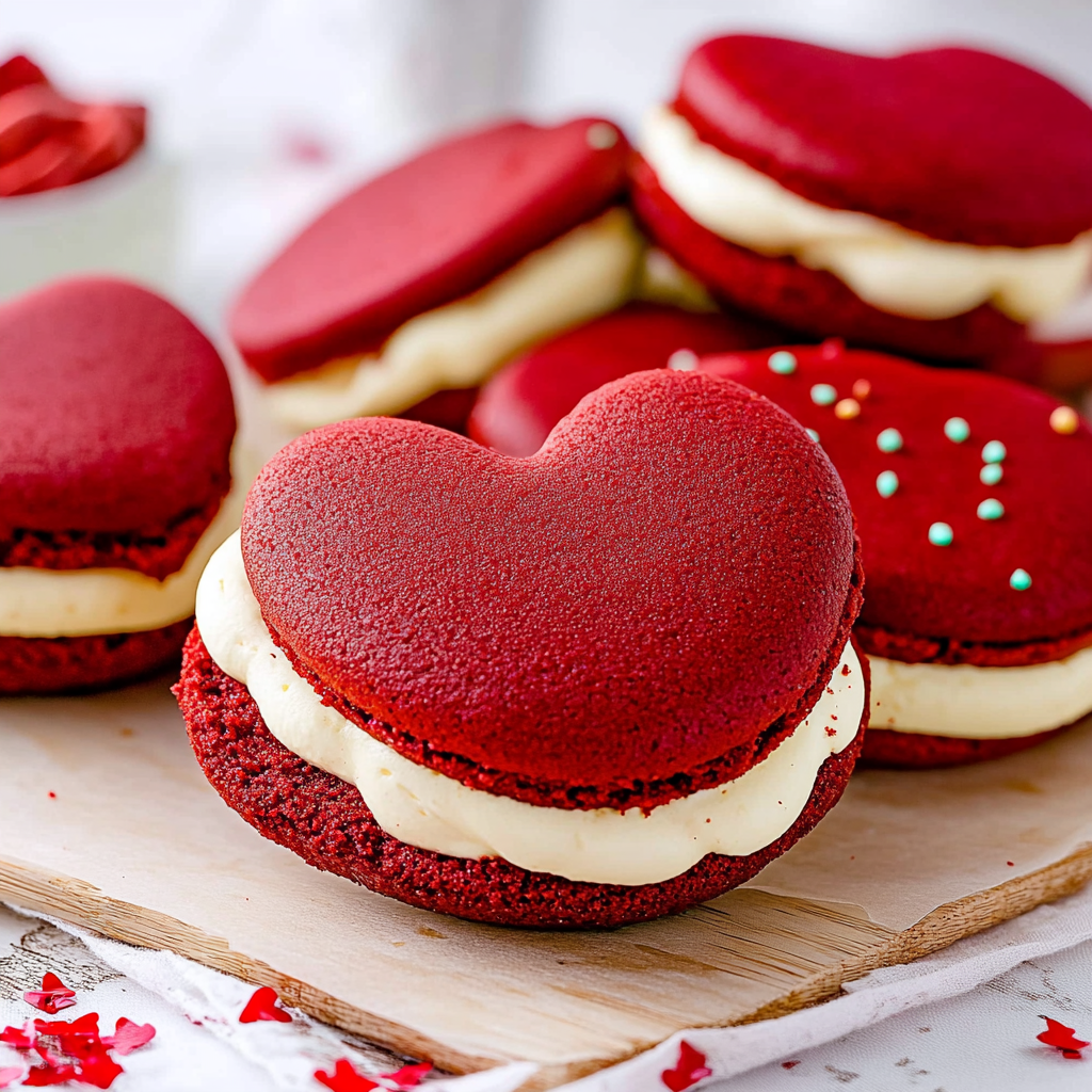 Red Velvet Whoopie Pies