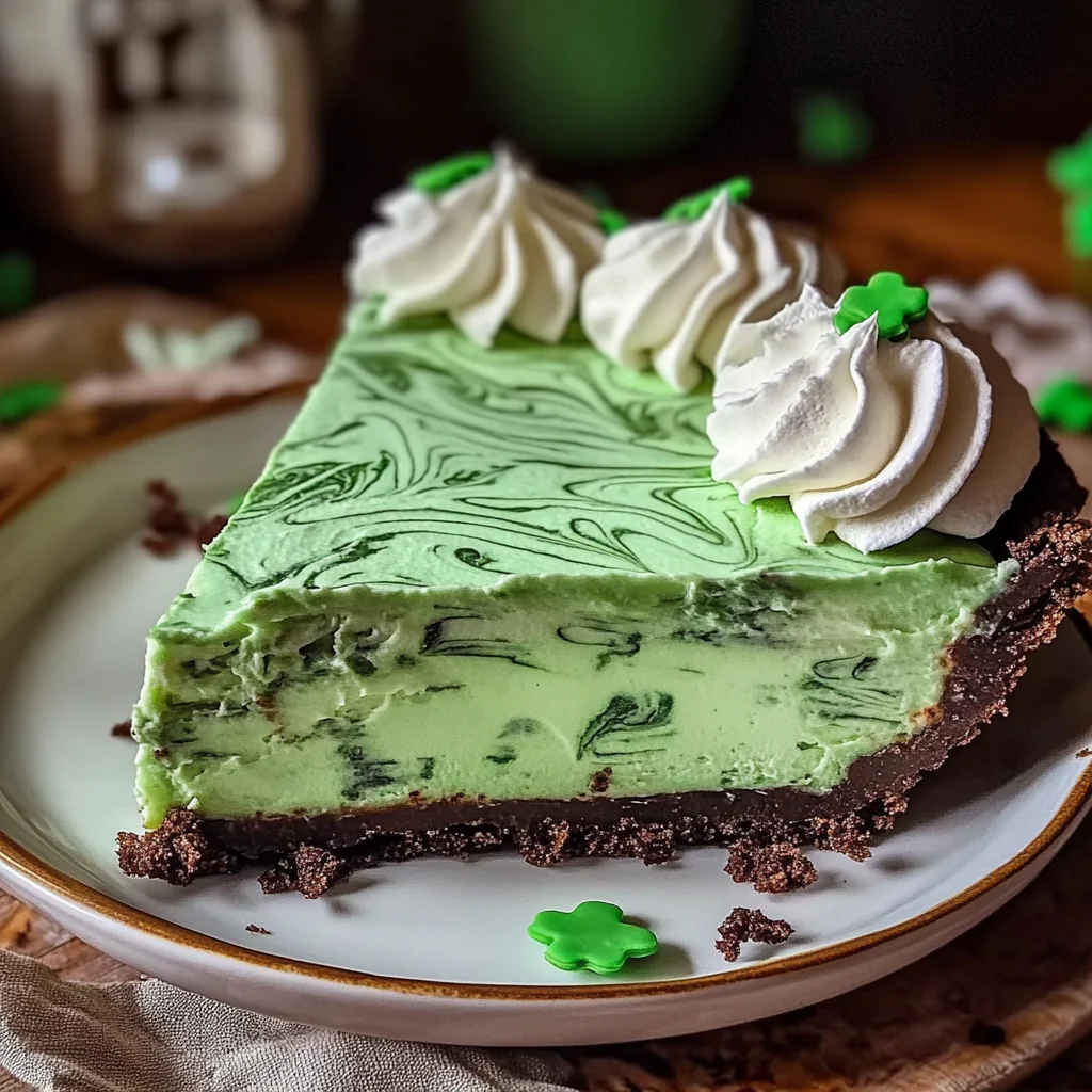 Shamrock Swirl Pie