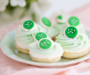 St. Patrick’s Day Meringue Cookies