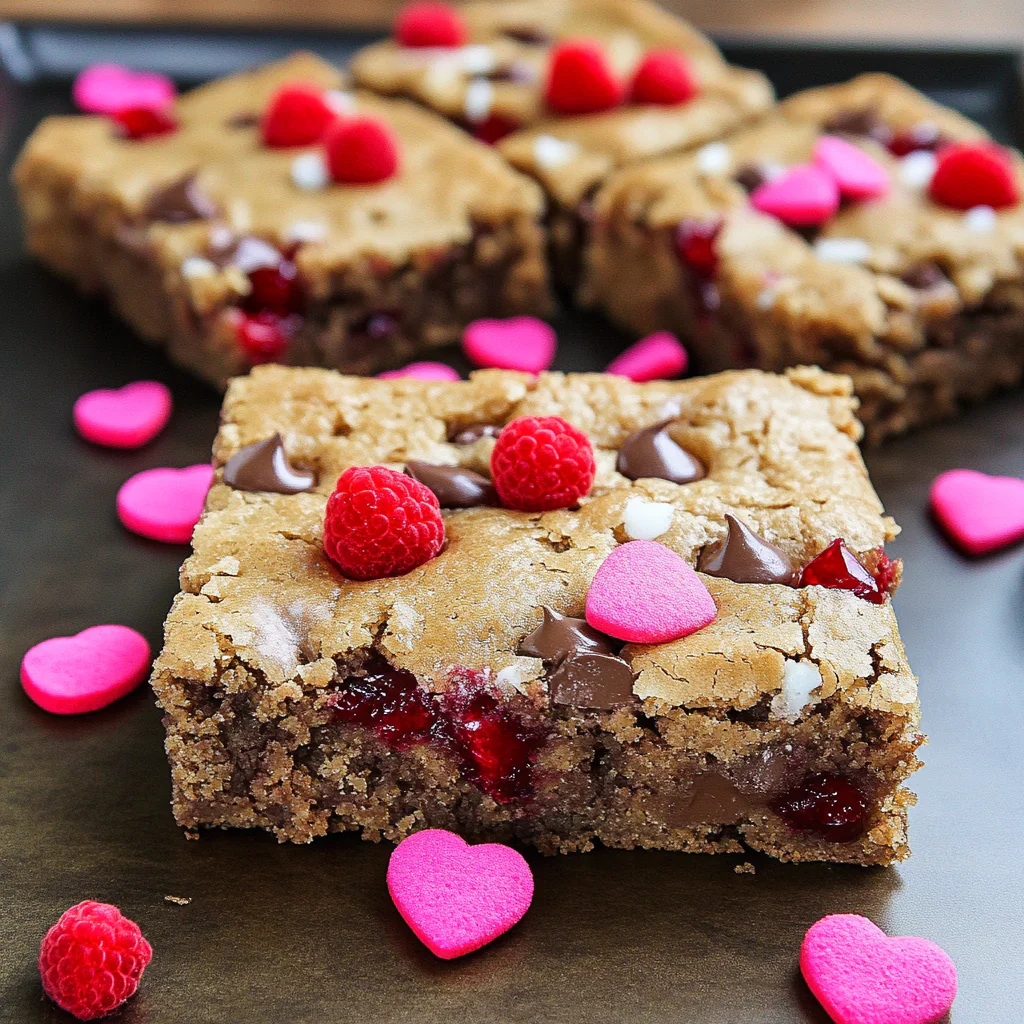 Valentine's Day Blondies