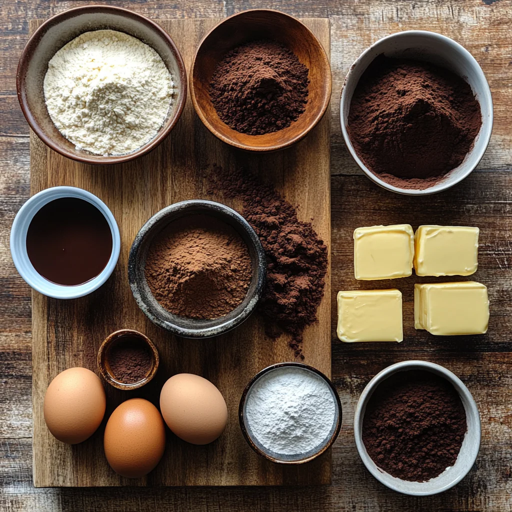 Valentine’s Day Brownies With Frosting ingredients