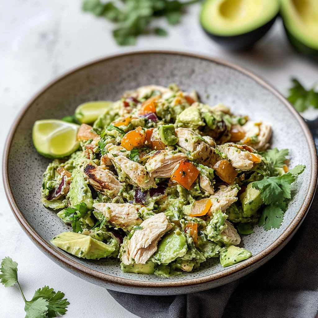 avocado chicken salad