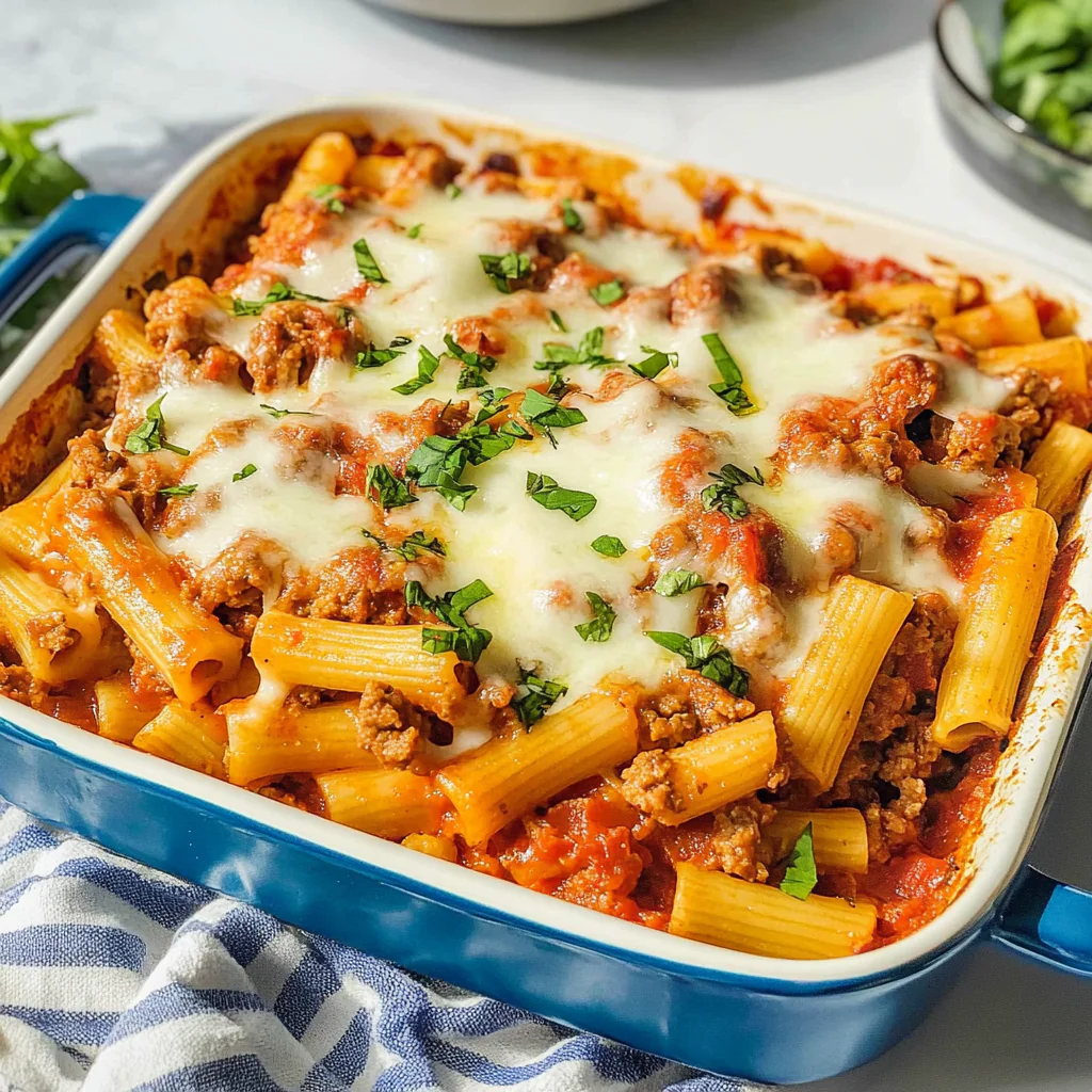 baked ziti with italian sausage